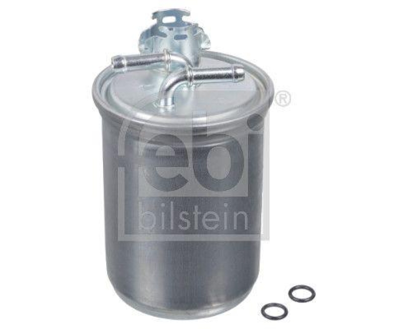 FEBI BILSTEIN 103811 Kraftstofffilter mit Dichtringen f&uuml;r VW-Audi