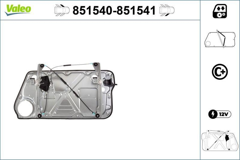 VALEO 851540 Fensterh. vorne links - VW NEW BEETLE (98>10)