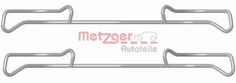 METZGER 109-1678 Zubehörsatz, Scheibenbremsbelag für AUDI/CITROEN/PEUGEOT/RENAULT/SEAT/VW