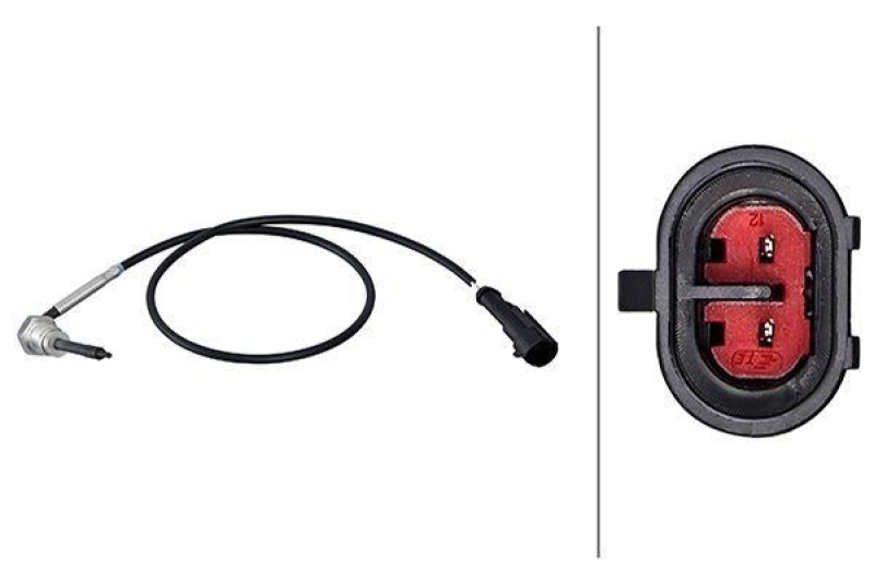 HELLA 6PT 358 181-791 Sensor, Abgastemperatur