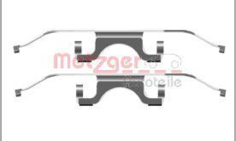 METZGER 109-1702 Zubeh&ouml;rsatz, Scheibenbremsbelag f&uuml;r BMW