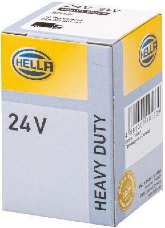HELLA 8GA 007 997-181 Glühleuchte 24V W2W W2x4,6d