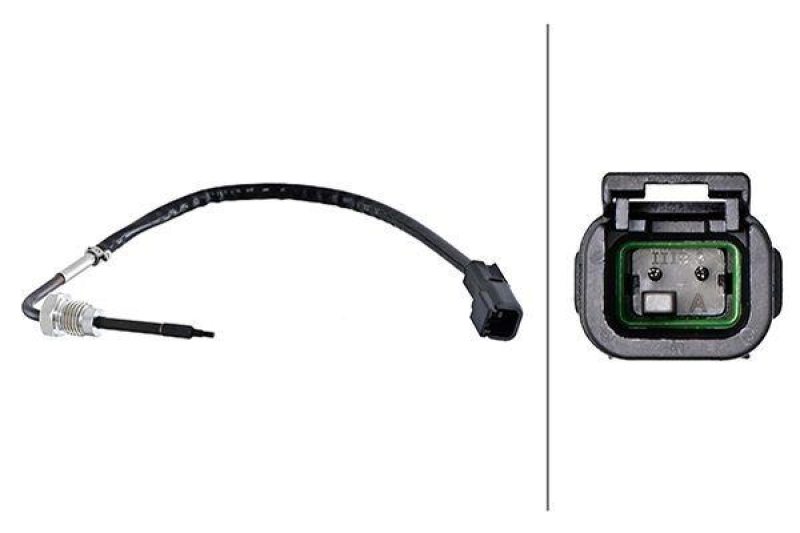 HELLA 6PT 358 181-811 Sensor, Abgastemperatur