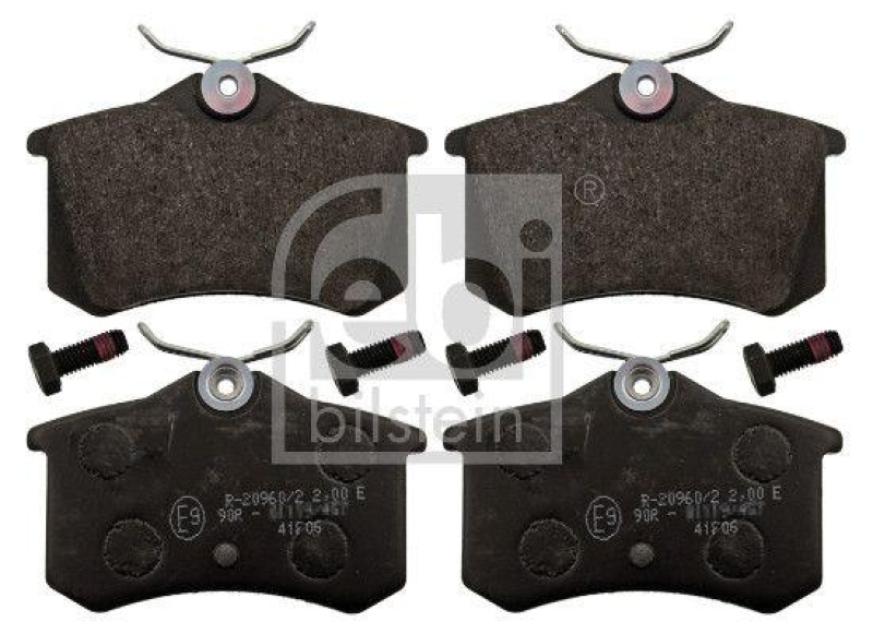 FEBI BILSTEIN 116099 Bremsbelagsatz mit Schrauben f&uuml;r LANCIA