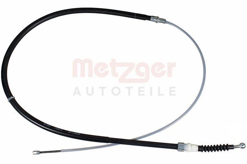 METZGER 10.7522 Seilzug, Feststellbremse f&uuml;r VW hinten links/rechts
