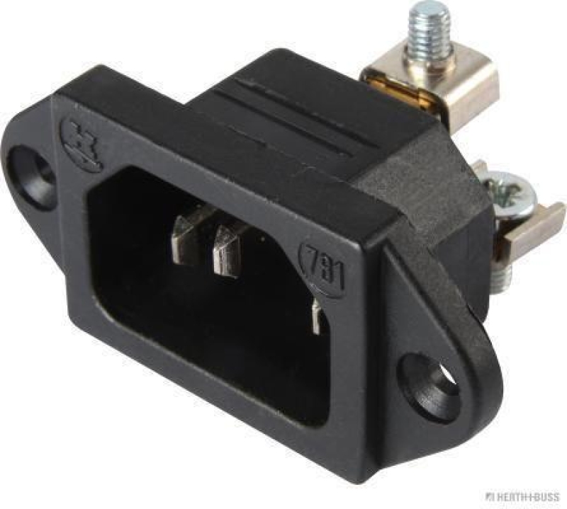 HERTH+BUSS 51307200 Stecker 3-polig, 10 A, 250 V, C14