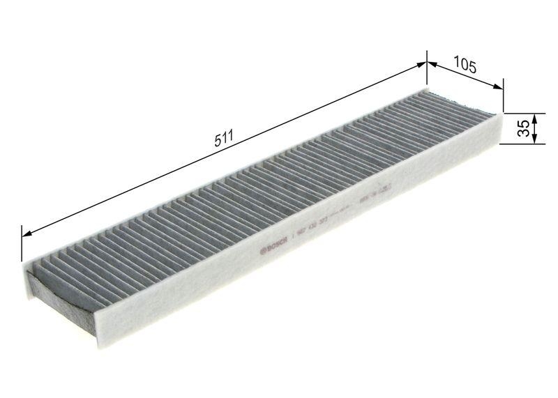 BOSCH 1 987 432 373 Filter Innenraumluft