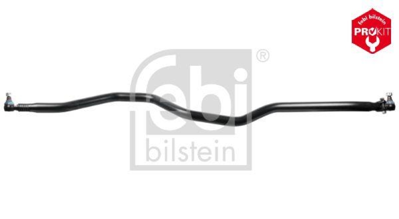 FEBI BILSTEIN 108870 Lenkstange mit Kronenmutter und Splint, vom 1. Lenkzwischenhebel zum 2. Lenkzwischenhebel f&uuml;r Volvo