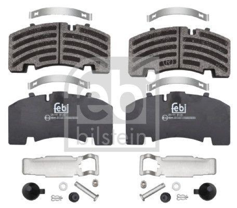 FEBI BILSTEIN 16608 Bremsbelagsatz mit Befestigungsmaterial