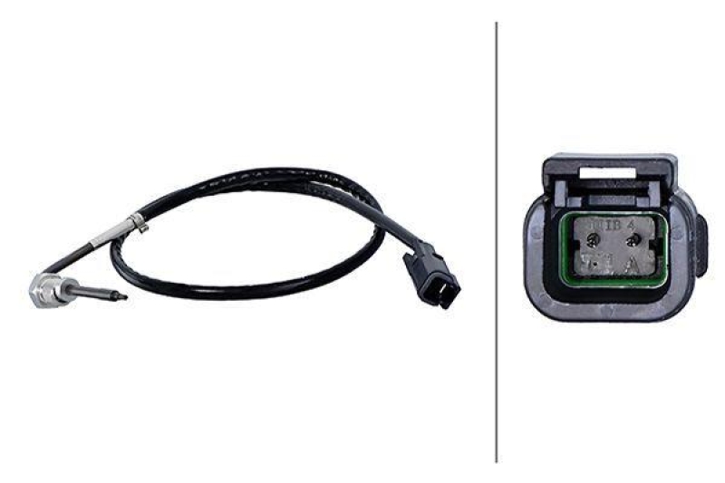 HELLA 6PT 358 181-881 Sensor, Abgastemperatur