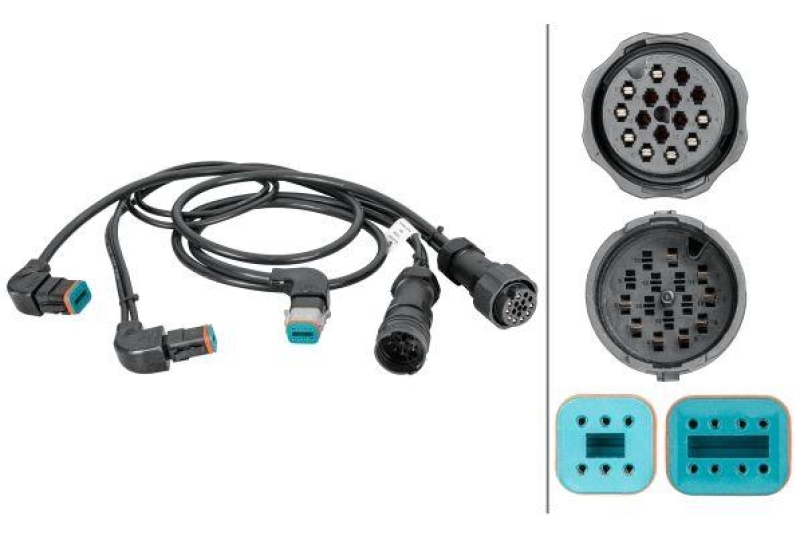 HELLA 8KA 340 128-011 Kabelsatz ADAPTER, EasyCo