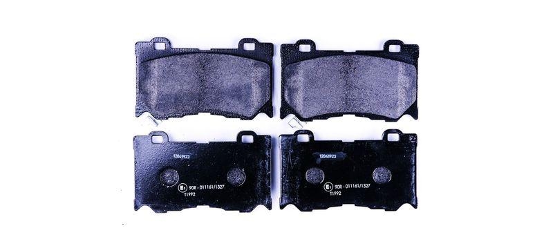 HELLA 8DB 355 015-411 Bremsbelagsatz, Scheibenbremsbelag für NISSAN/INFINITI