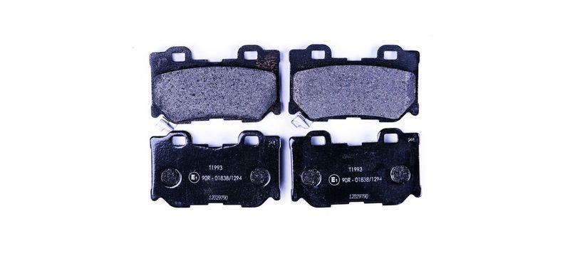 HELLA 8DB 355 015-421 Bremsbelagsatz, Scheibenbremsbelag f&uuml;r NISSAN/INFINITI