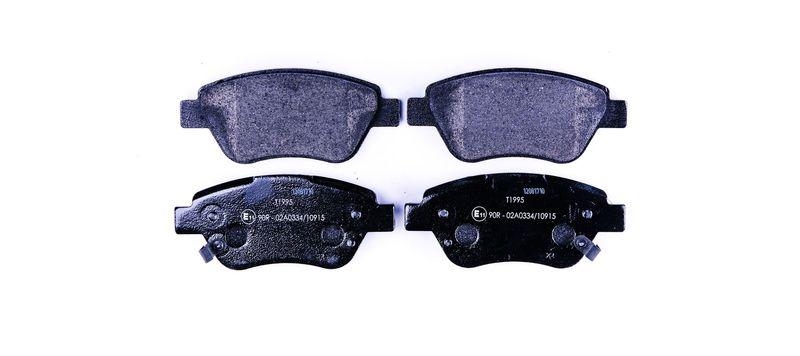 HELLA 8DB 355 015-441 Bremsbelagsatz, Scheibenbremsbelag f&uuml;r PROTON