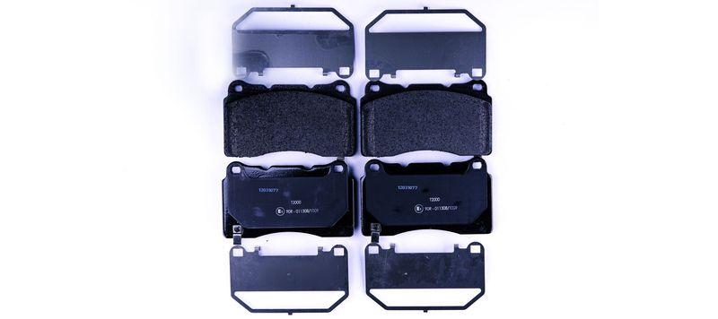 HELLA 8DB 355 015-481 Bremsbelagsatz, Scheibenbremsbelag f&uuml;r OPEL