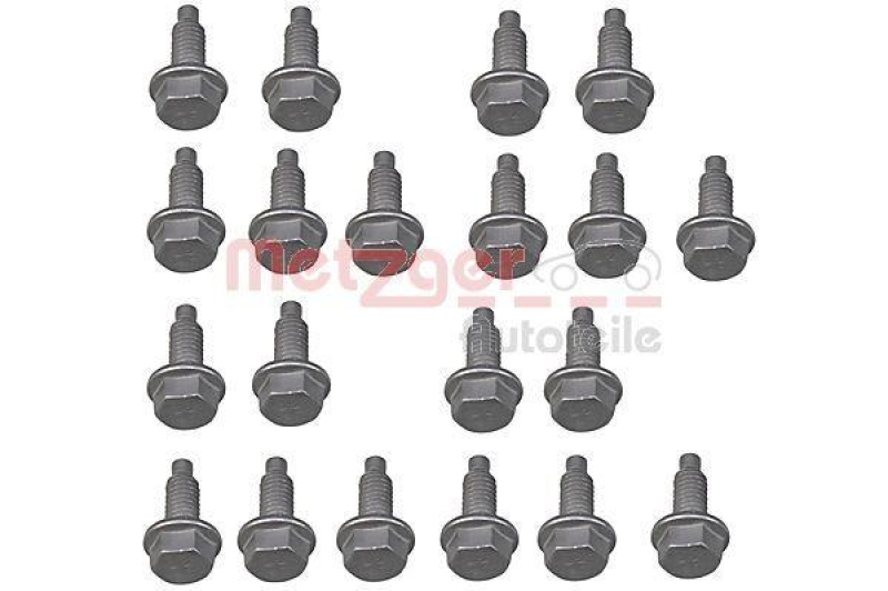 METZGER 8029031 Schraubensatz, &Ouml;lwanne-Automatikgetriebe f&uuml;r BMW 20 SCHRAUBEN