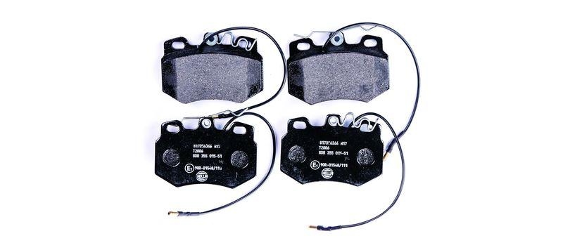 HELLA 8DB 355 015-511 Bremsbelagsatz, Scheibenbremsbelag f&uuml;r P.S.A