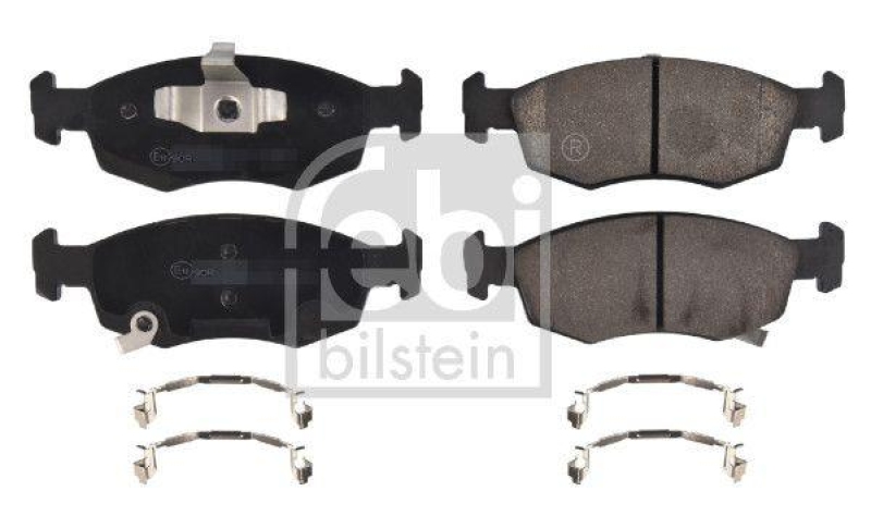 FEBI BILSTEIN 180955 Bremsbelagsatz mit Klammern f&uuml;r Fiat