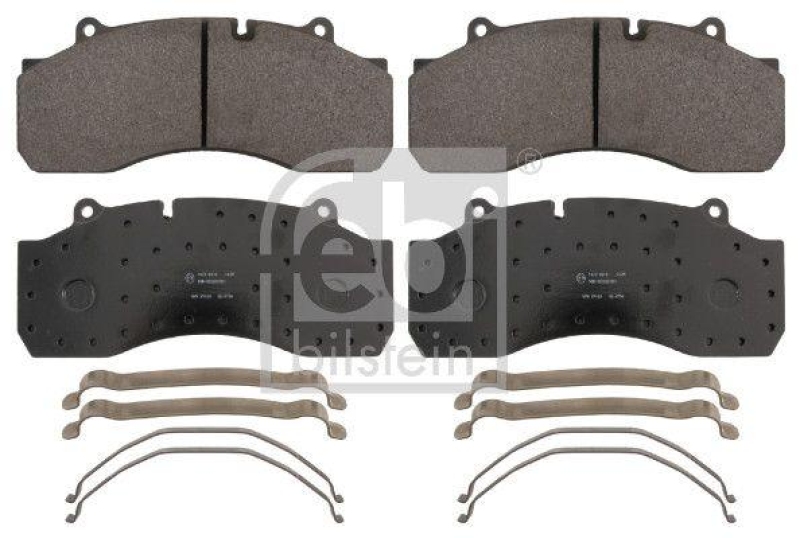 FEBI BILSTEIN 16635 Bremsbelagsatz mit Anbaumaterial f&uuml;r Sauer