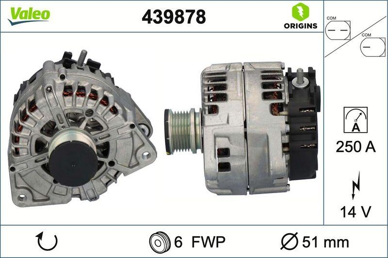 VALEO 439878 Generator Neu - ORIGINS