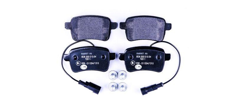 HELLA 8DB 355 015-541 Bremsbelagsatz, Scheibenbremsbelag f&uuml;r ALFA