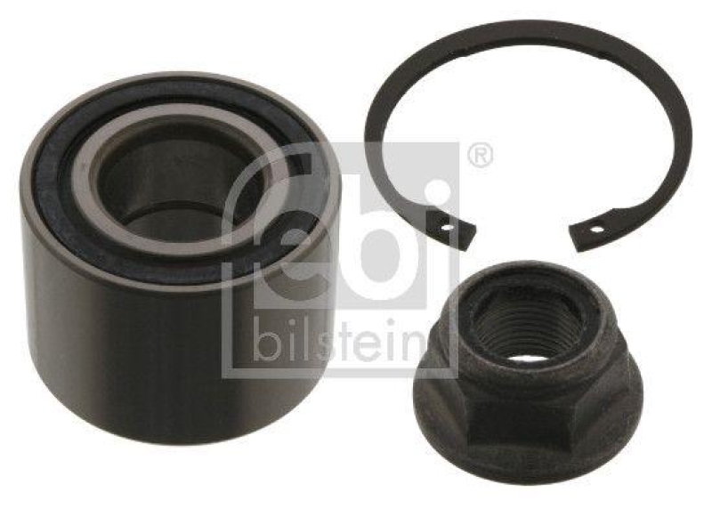 FEBI BILSTEIN 05538 Radlagersatz mit Achsmutter und Sicherungsring f&uuml;r Renault