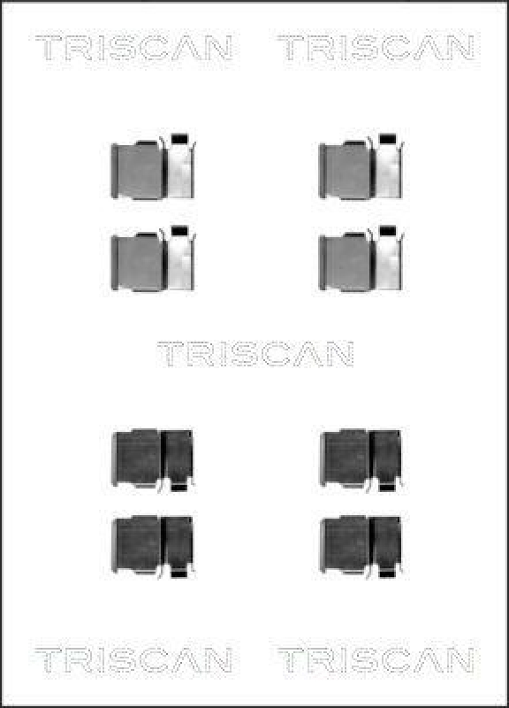 TRISCAN 8105 131620 Montagesatz, Scheibenbremsbelag f&uuml;r Toyota