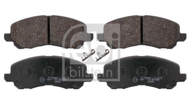 FEBI BILSTEIN 16644 Bremsbelagsatz f&uuml;r MITSUBISHI