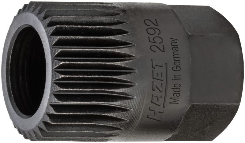 HAZET 2592 Keil(rippen)riemenscheibe-Adapter Sechkant 17mm
