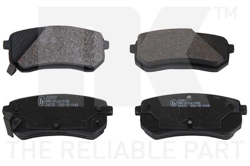 NK 223514 Bremsbelagsatz, Scheibenbremse f&uuml;r HYUNDAI, KIA