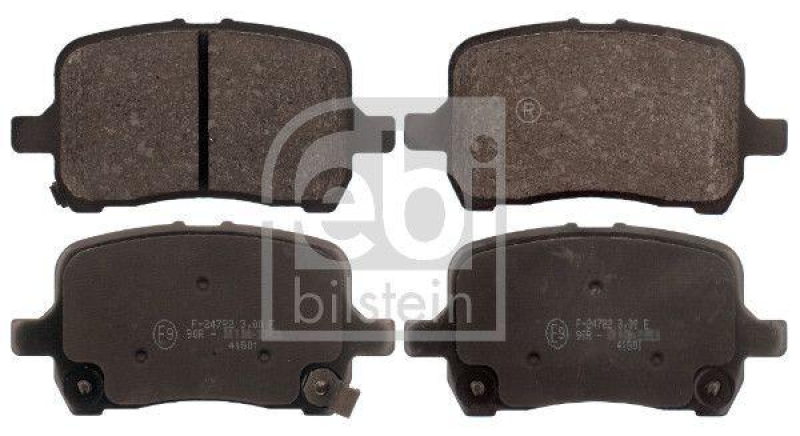 FEBI BILSTEIN 116146 Bremsbelagsatz f&uuml;r Opel