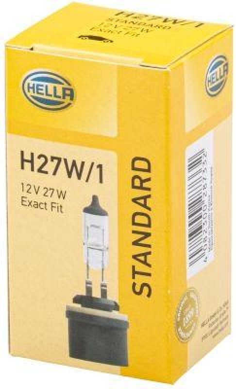 HELLA 8GH 008 991-021 Glühleuchte 12V H27W/1 PG13