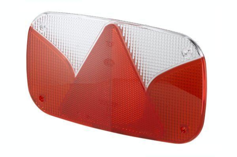 HELLA 9EL 990 632-011 Lichtscheibe glasklar / rot