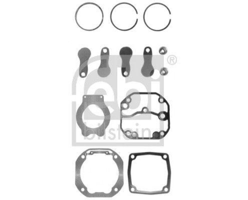 FEBI BILSTEIN 21058 Rep. Satz Lamellenventil für Zylinderkopf am Luftpresser für Mercedes-Benz