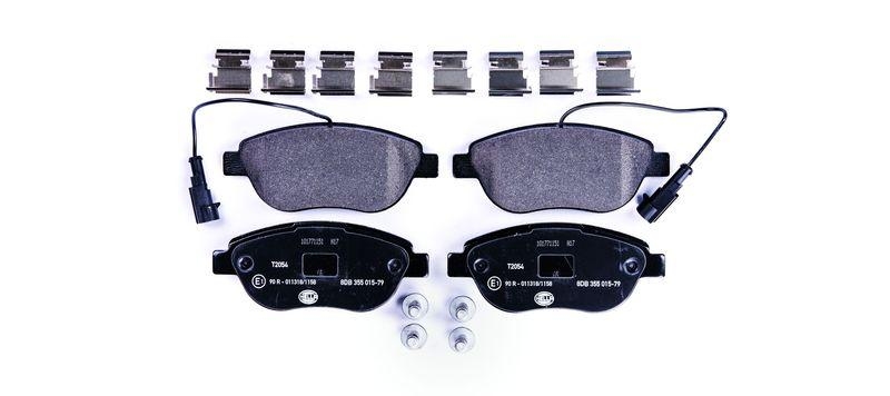 HELLA 8DB 355 015-791 Bremsbelagsatz, Scheibenbremsbelag f&uuml;r FIAT/ABARTH
