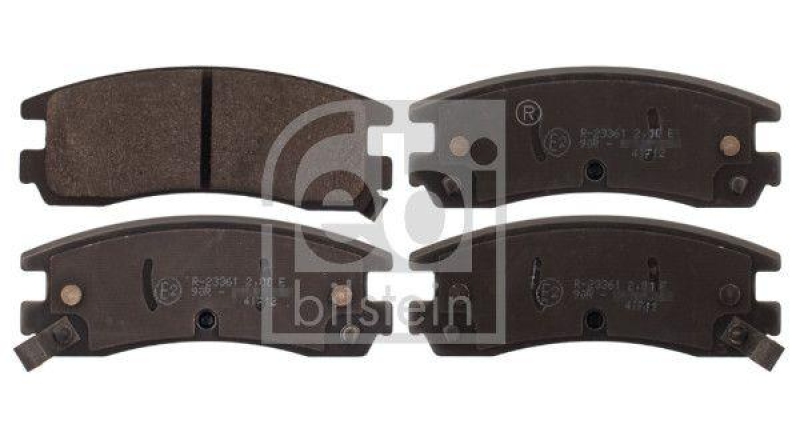 FEBI BILSTEIN 116154 Bremsbelagsatz f&uuml;r Opel