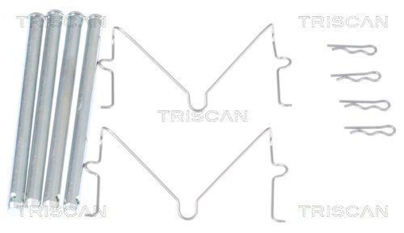 TRISCAN 8105 131648 Montagesatz, Scheibenbremsbelag f&uuml;r Toyota