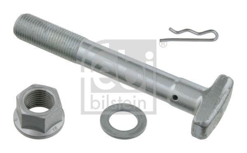 FEBI BILSTEIN 24775 Hammerkopfschraube mit Radmutter und Vorsteckfederuniversell verwendbar