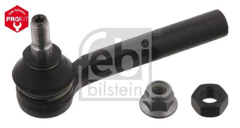 FEBI BILSTEIN 34319 Spurstangenendstück mit Sicherungsmutter und Kontermutter für Opel