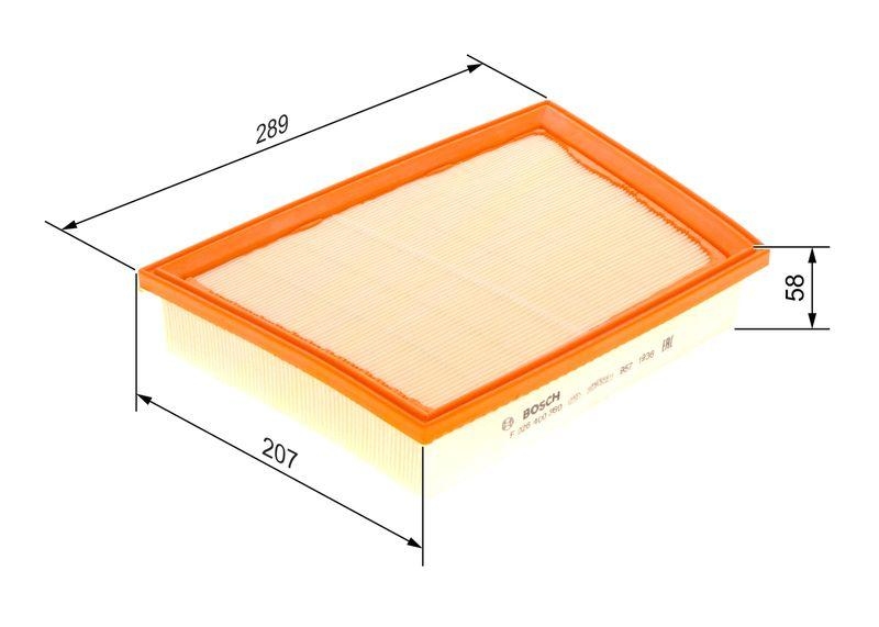 BOSCH F 026 400 360 Luftfilter