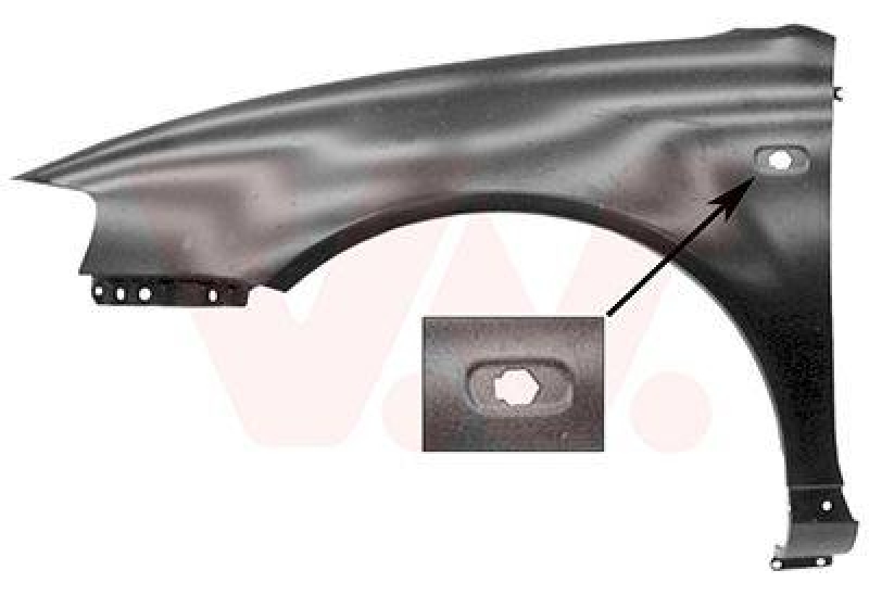 VAN WEZEL 0331655 Kotflügel vorne links