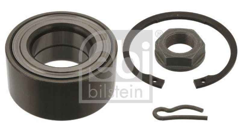 FEBI BILSTEIN 40015 Radlagersatz mit Achsmutter, Sicherungsring und Splint f&uuml;r Peugeot