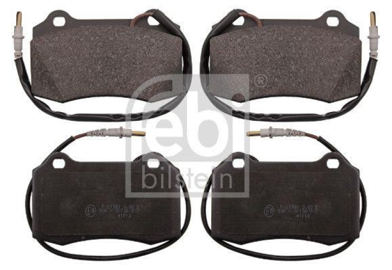 FEBI BILSTEIN 116165 Bremsbelagsatz f&uuml;r Peugeot