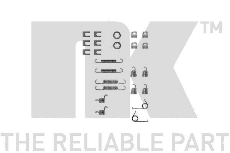 NK 7999554 Zubeh&ouml;rsatz, Bremsbacken f&uuml;r CITROEN, PEUG, REN, TALBOT