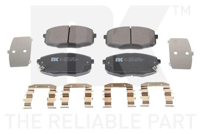 NK 223533 Bremsbelagsatz, Scheibenbremse f&uuml;r HYUNDAI, KIA