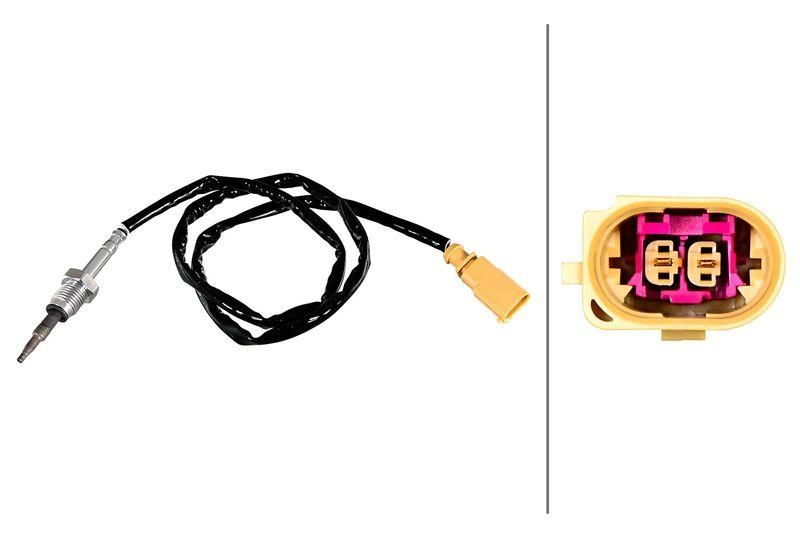 HELLA 6PT 358 226-311 Sensor, Abgastemperatur