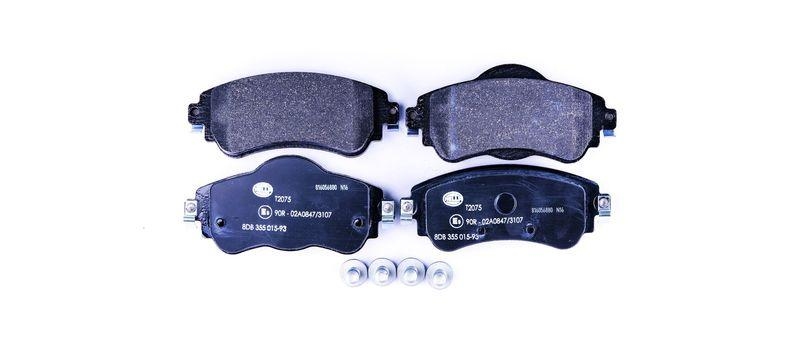 HELLA 8DB 355 015-931 Bremsbelagsatz, Scheibenbremsbelag f&uuml;r CITRO&Euml;N