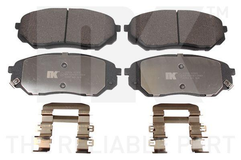 NK 223534 Bremsbelagsatz, Scheibenbremse f&uuml;r HYUNDAI, KIA