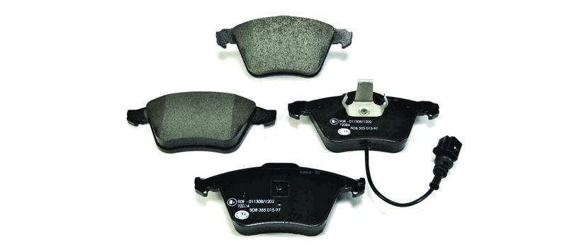 HELLA 8DB 355 015-971 Bremsbelagsatz, Scheibenbremsbelag f&uuml;r AUDI/VW