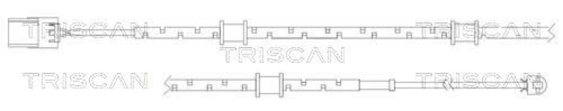 TRISCAN 8115 10014 Warnkontakt Bremsbelagverschleiß